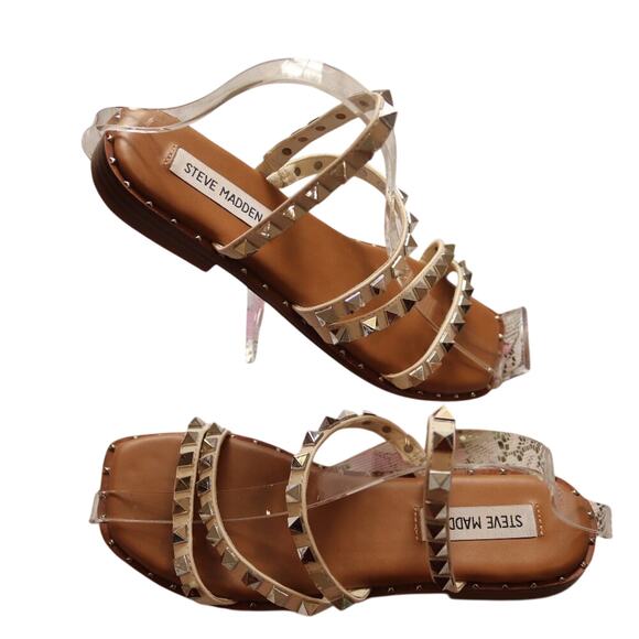 Steve Madden Women's Skyler Flat Sandal, Size 6, Like New - Picture 2 of 5